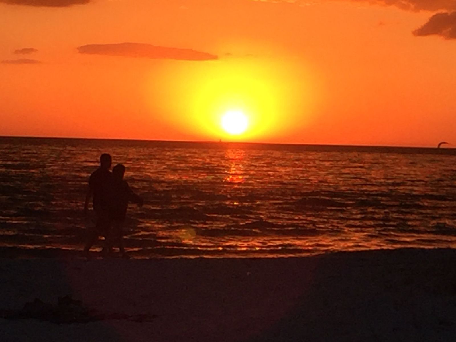 Sunset on Siesta Key.
